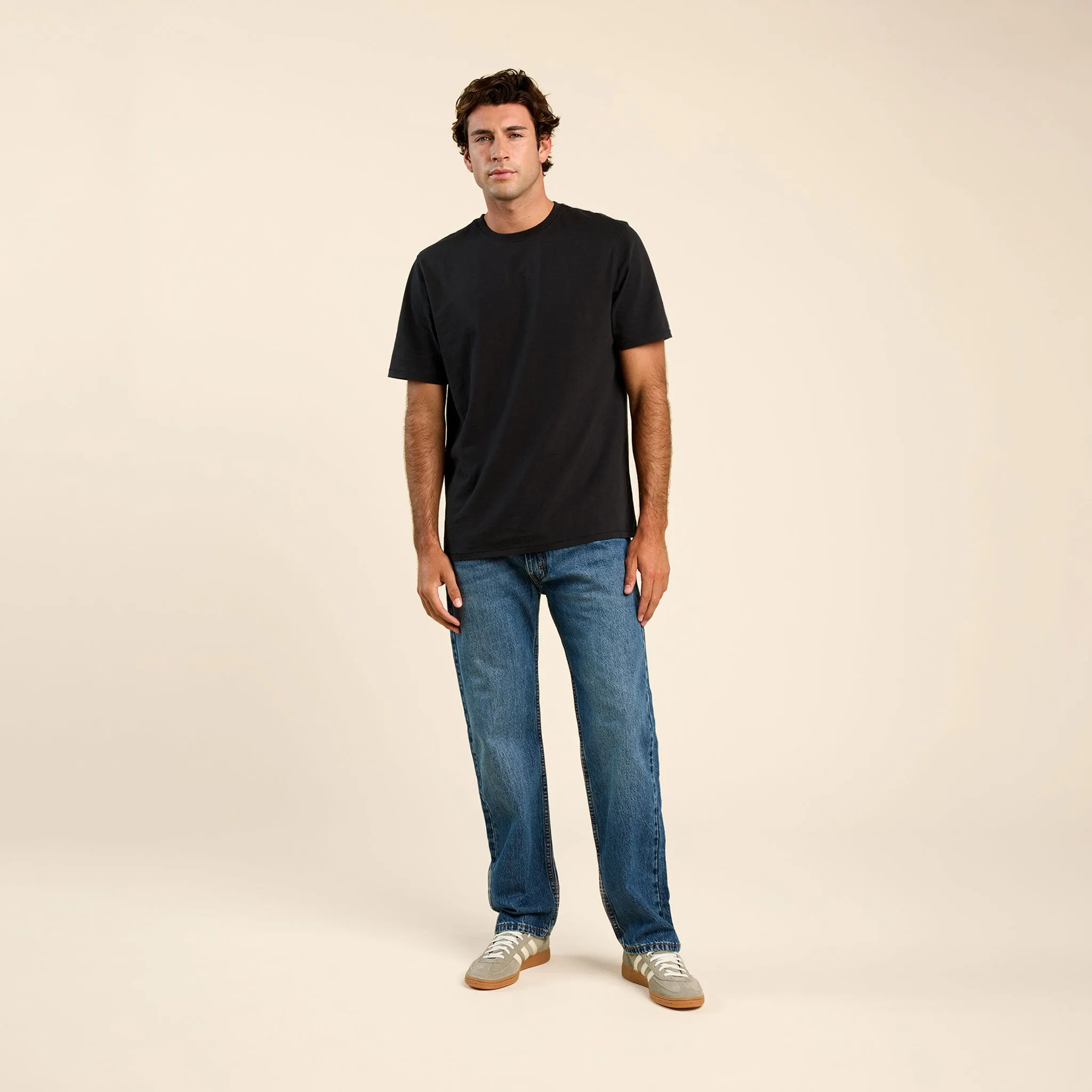 Vintage Cotton Men's Everyday T-Shirt | Black sold by nuuds product image thumbnail 2