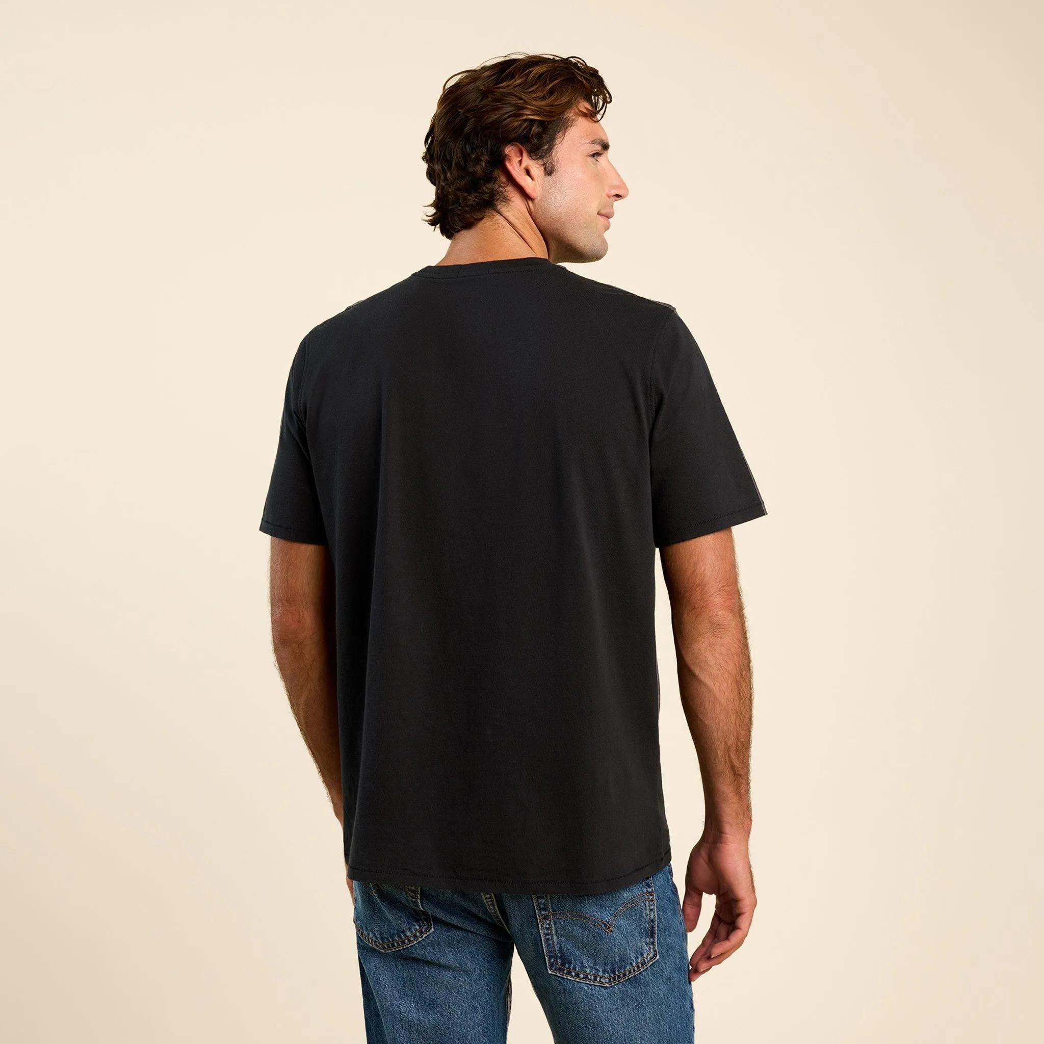 Vintage Cotton Men's Everyday T-Shirt | Black sold by nuuds product image thumbnail 4