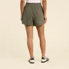 Sporty Waffle Short | Olive sold by nuuds