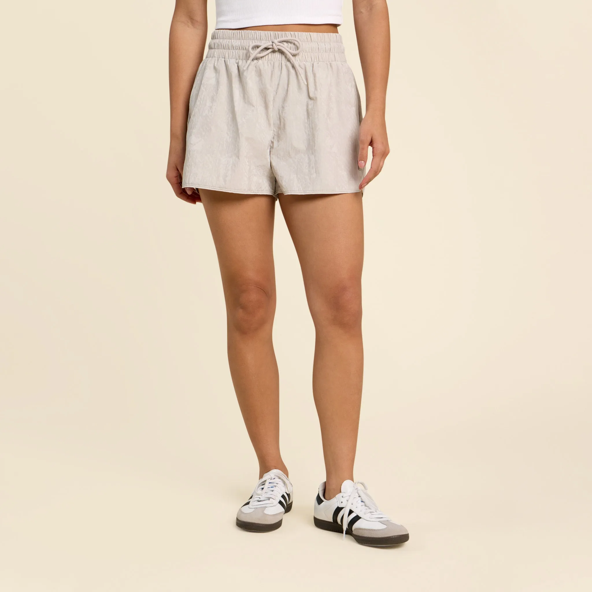 Retro Track Short | Pebble sold by nuuds