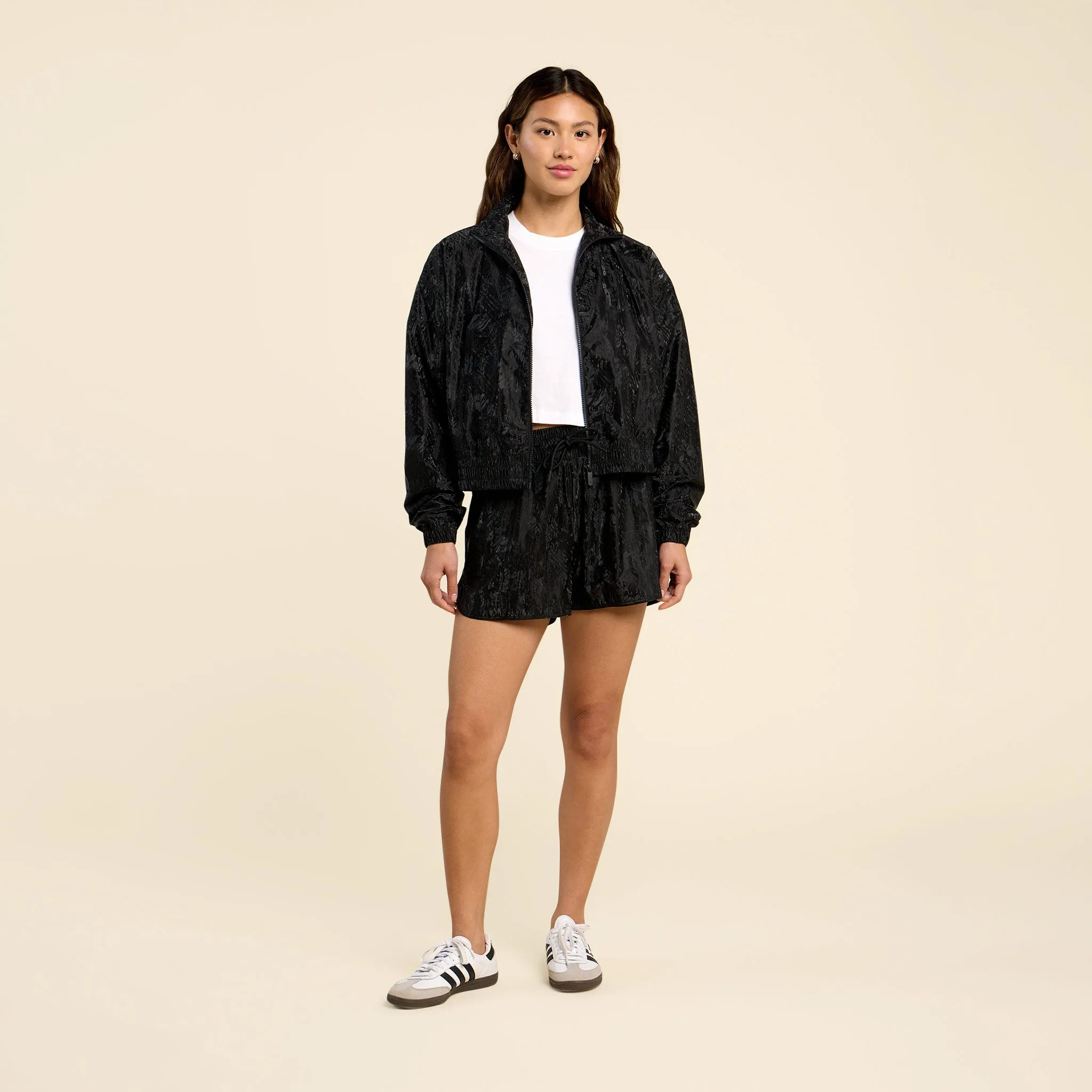 Retro Track Short | Black sold by nuuds product image thumbnail 2