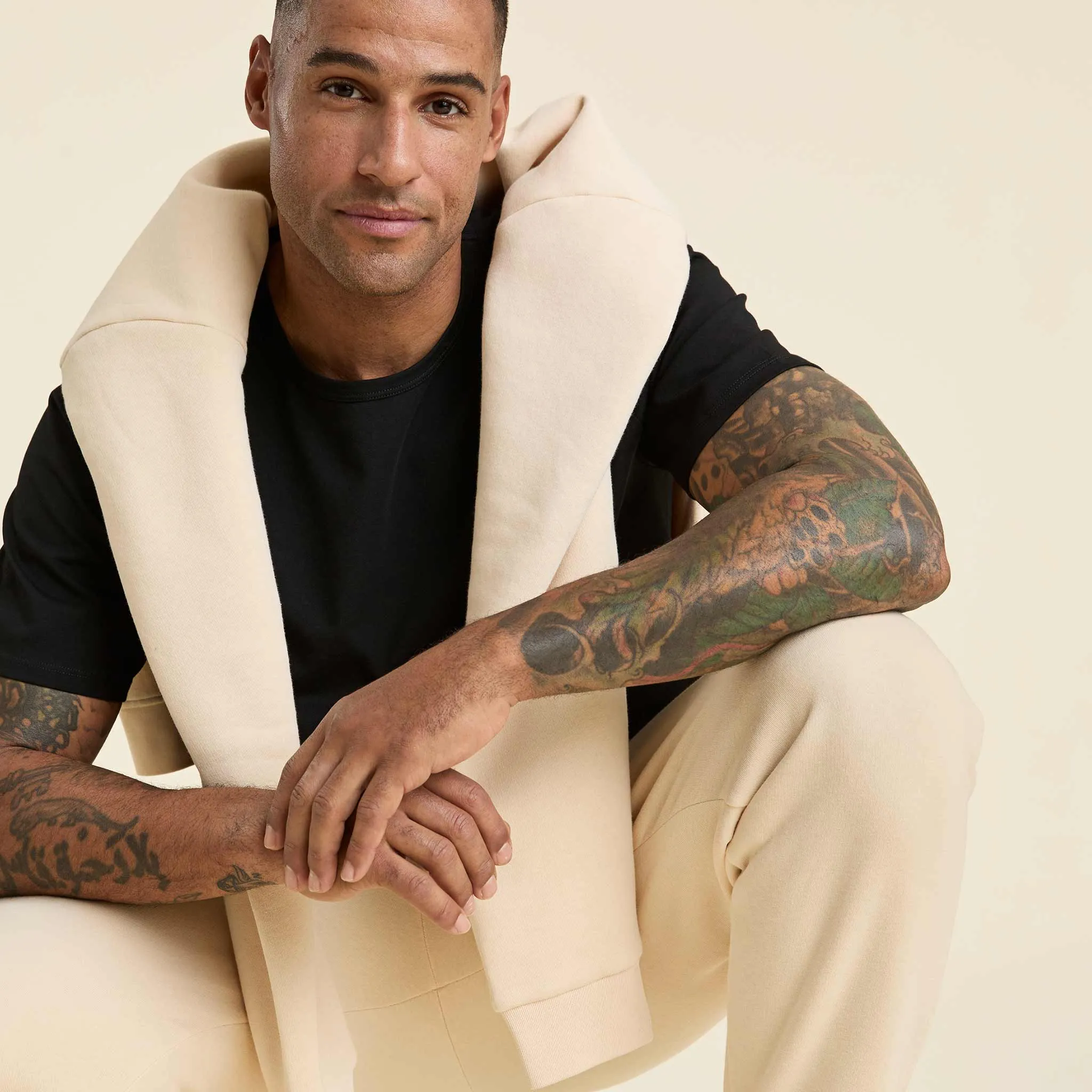 Men's Classic Sweatpant | Bone sold by nuuds product image thumbnail 5