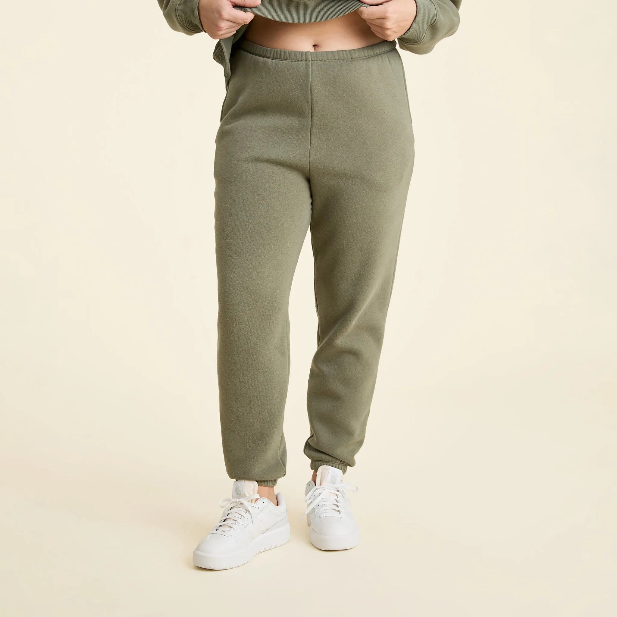 Classic Sweatpant | Olive sold by nuuds