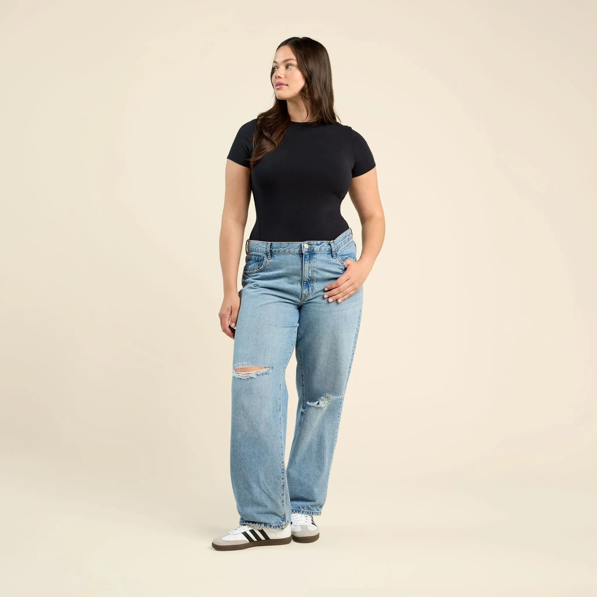 SwiftStretch Seamed Tee sold by nuuds product image thumbnail 2