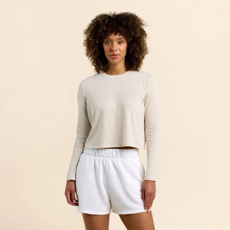Tempo Tee | Heather Bone sold by nuuds