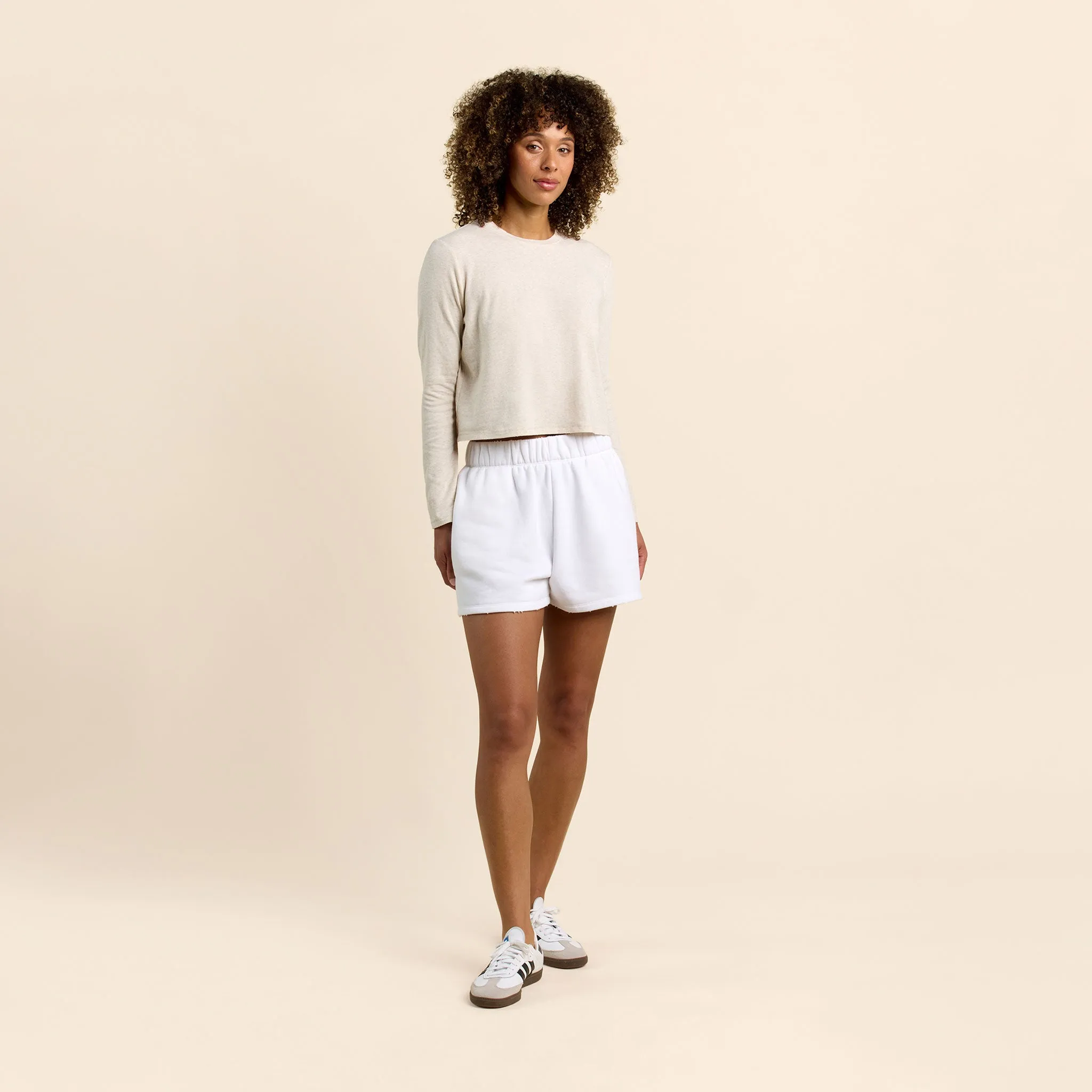 Tempo Tee | Heather Bone sold by nuuds product image thumbnail 2