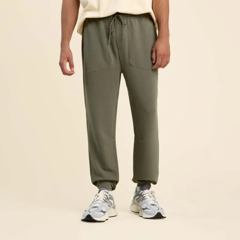 Men's Performance Waffle Jogger | Olive sold by nuuds