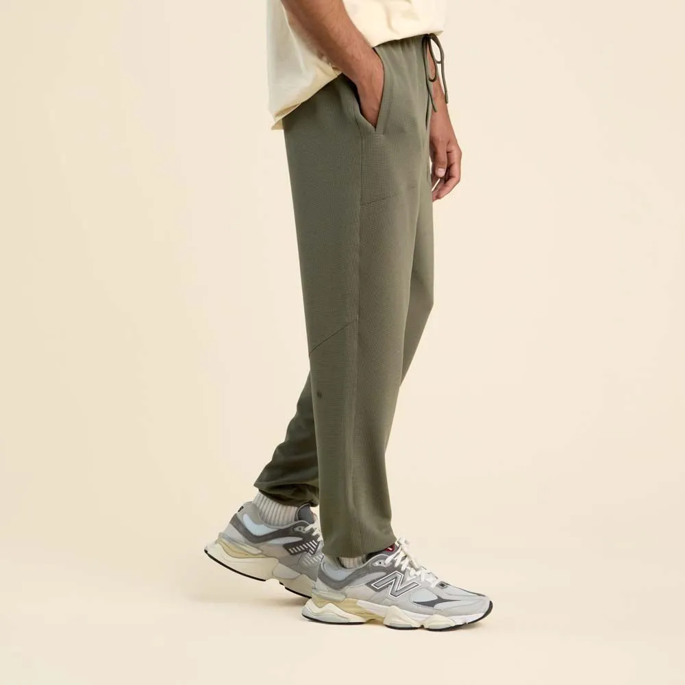 Men's Performance Waffle Jogger | Olive sold by nuuds product image thumbnail 3
