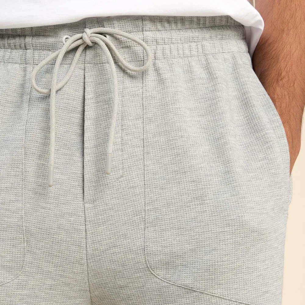 Men's Performance Waffle Jogger | Heather Grey sold by nuuds product image thumbnail 5