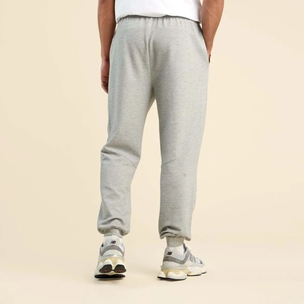 Men's Performance Waffle Jogger | Heather Grey sold by nuuds product image thumbnail 4