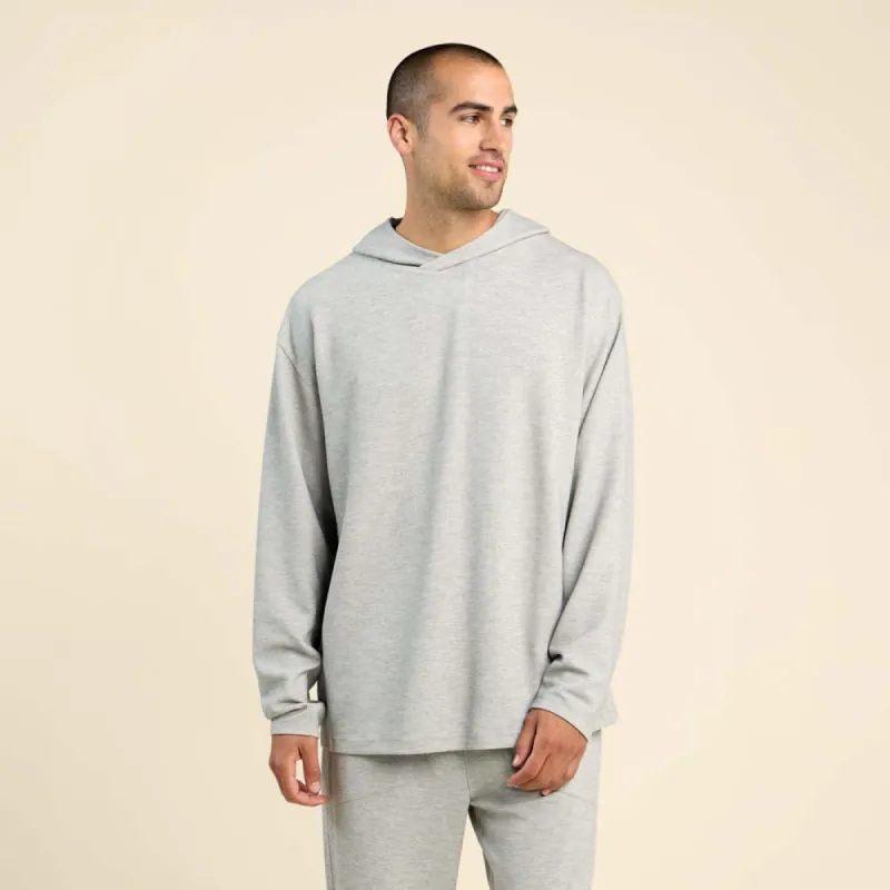 Men's Performance Waffle Hoodie | Heather Grey sold by nuuds