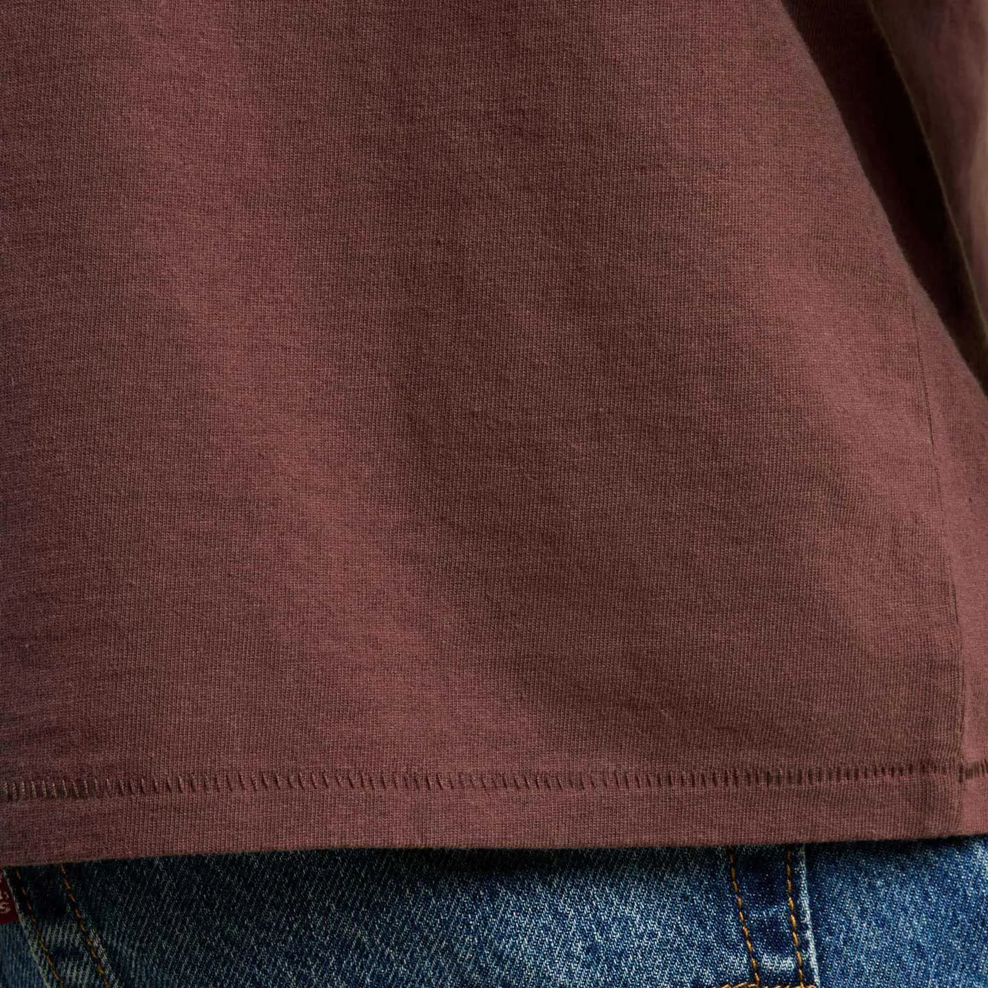 Vintage Cotton Men's Long Sleeve Everyday T-Shirt | Coffee sold by nuuds product image thumbnail 5