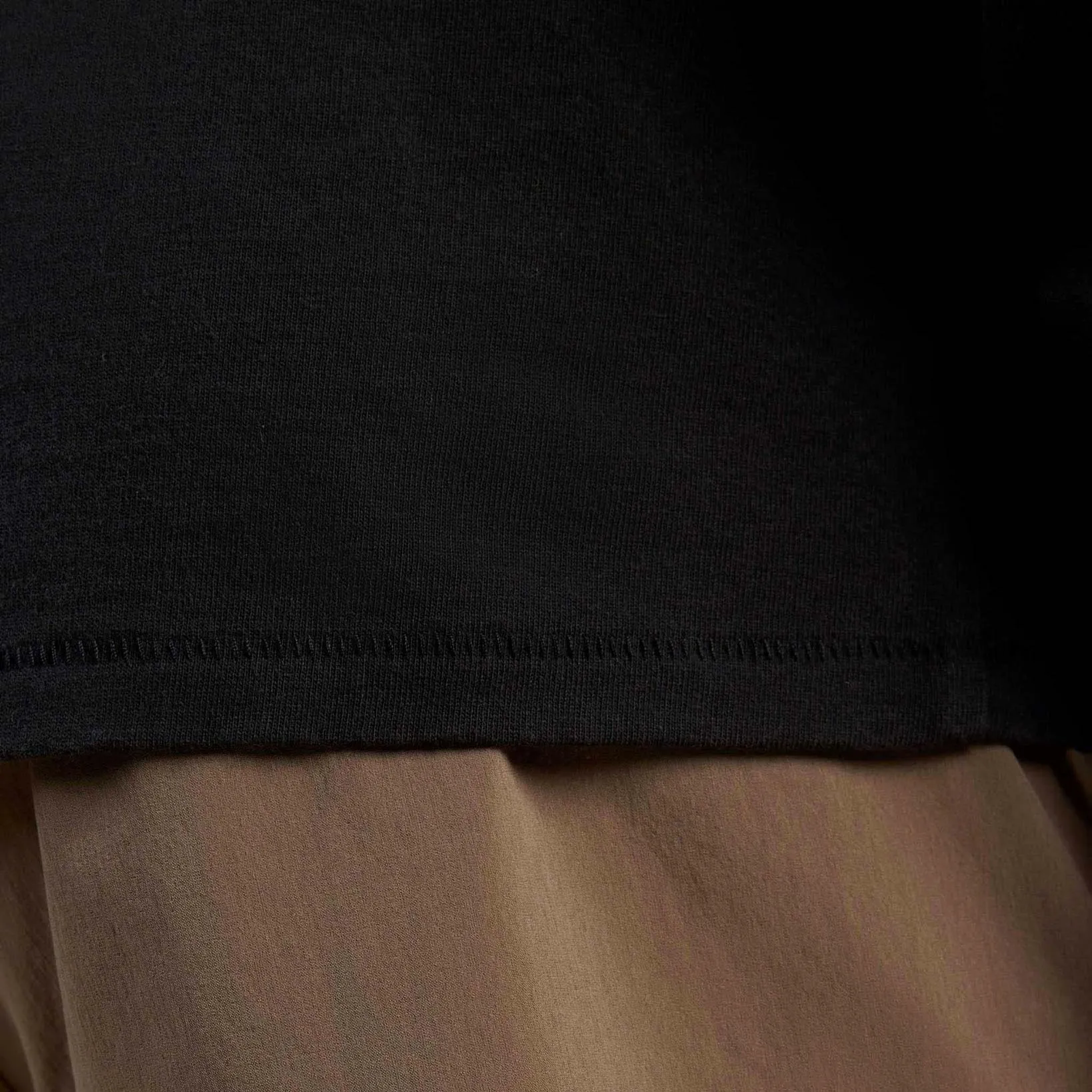 Vintage Cotton Men's Long Sleeve Everyday T-Shirt | Black sold by nuuds product image thumbnail 5