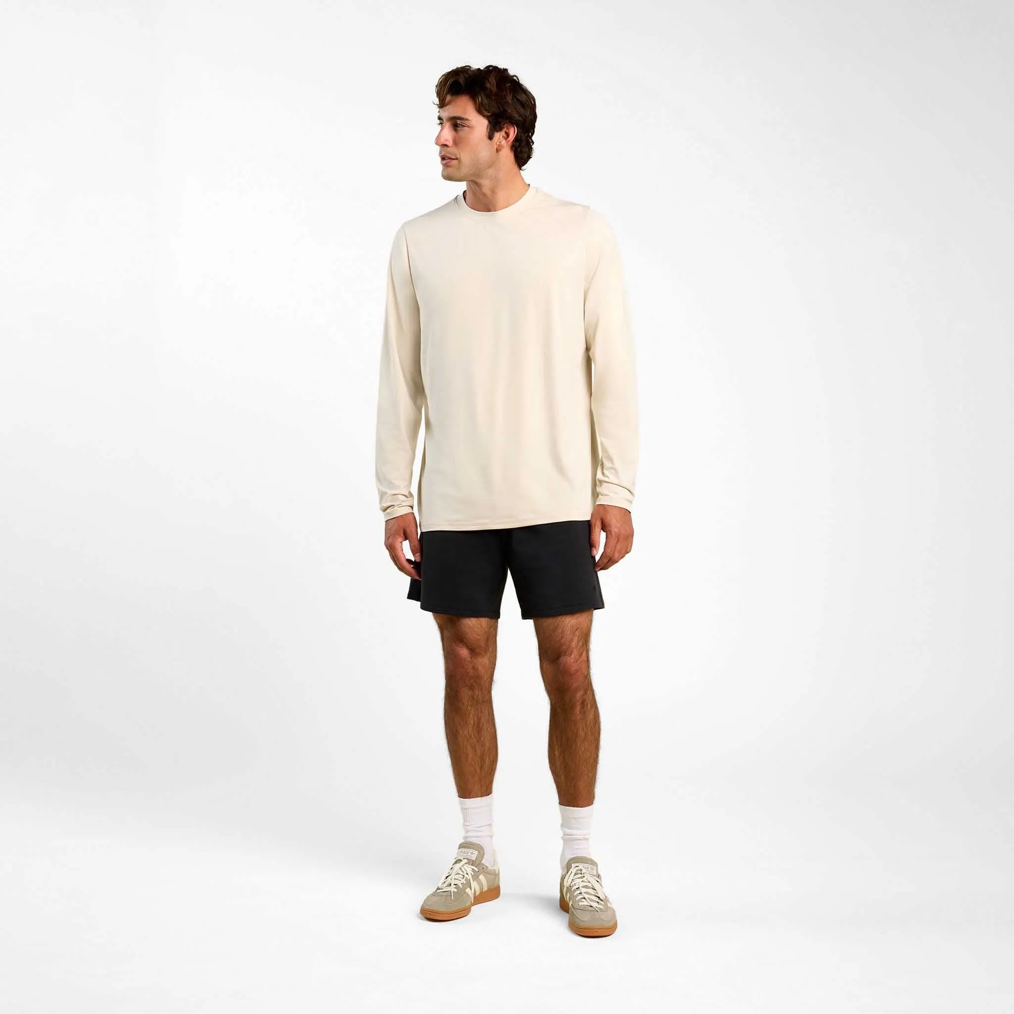 Men's Long Sleeve Movement Tee | Linen sold by nuuds product image thumbnail 2