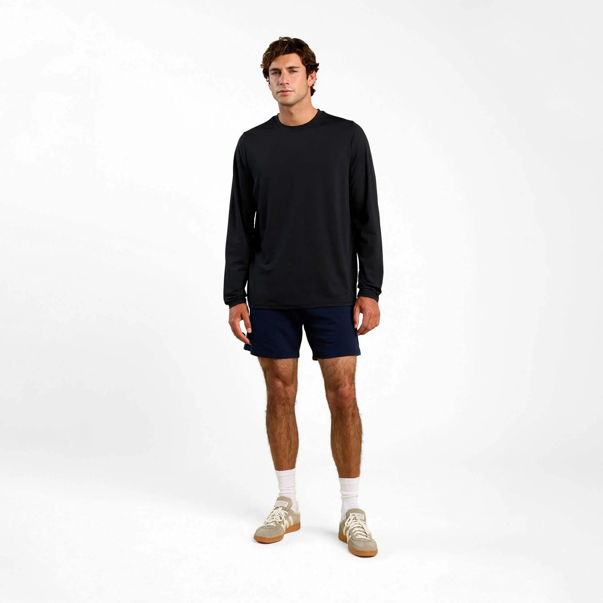 Men's Long Sleeve Movement Tee | Black sold by nuuds product image thumbnail 2