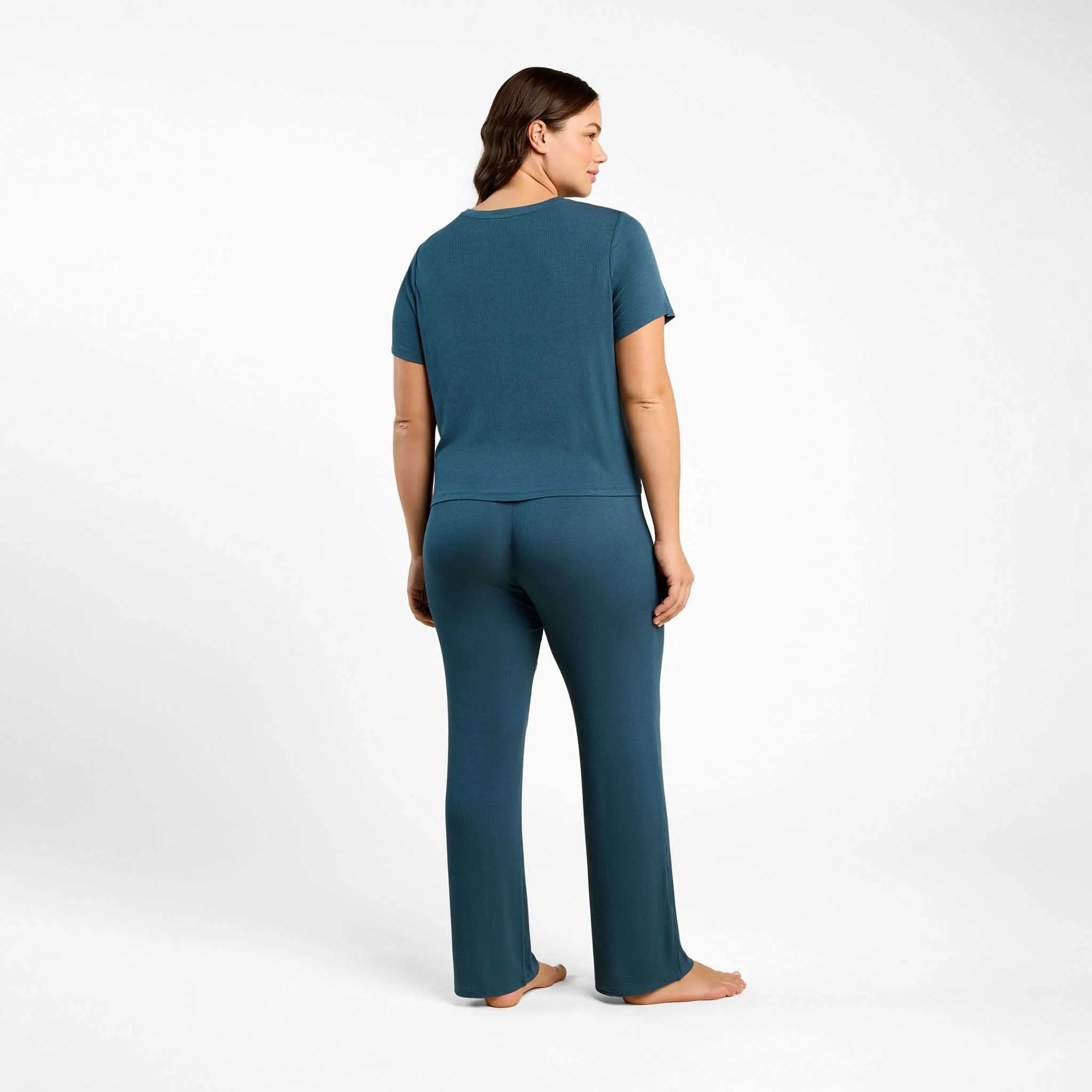 Ribbed Pajama Set | Ocean sold by nuuds product image thumbnail 3