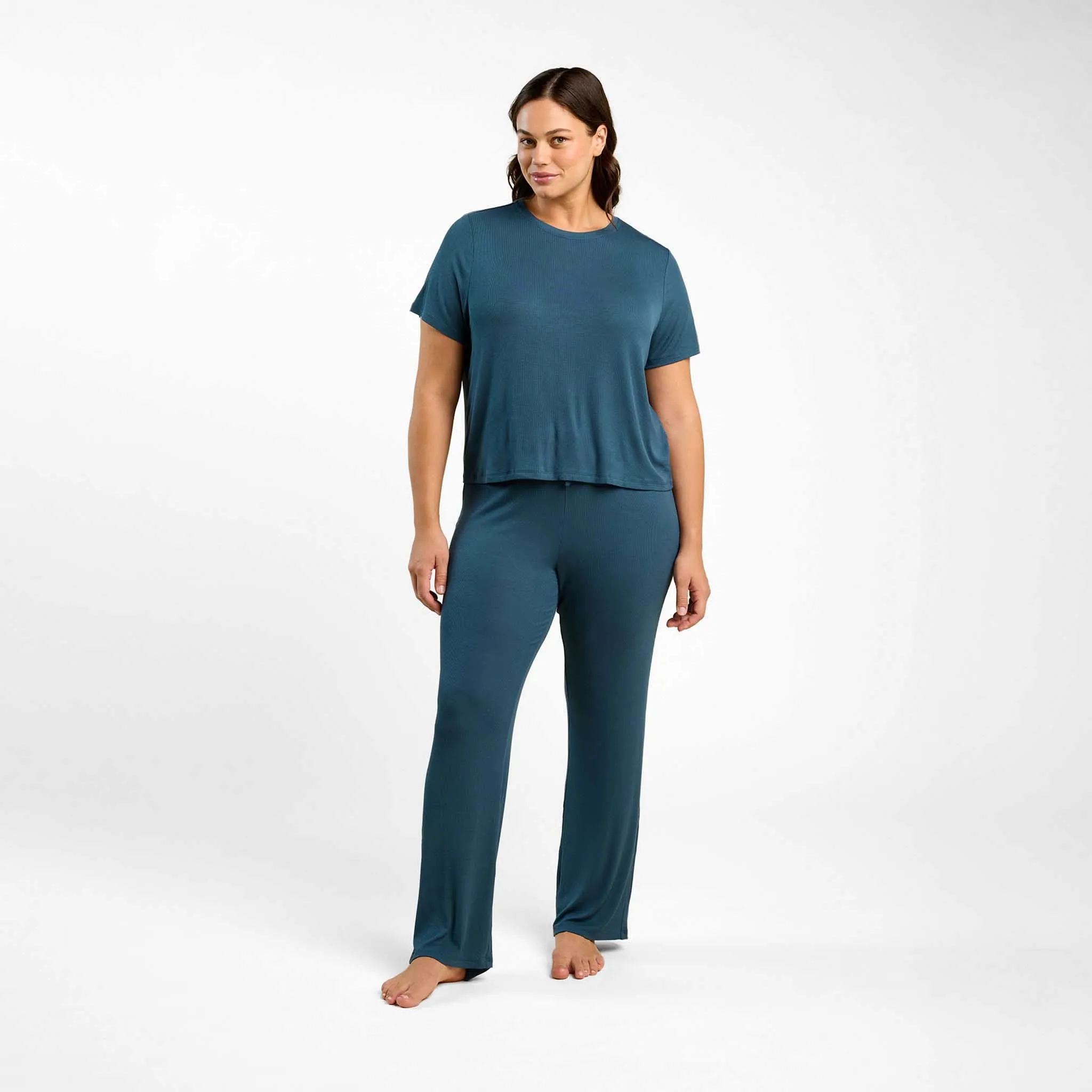 Ribbed Pajama Set | Ocean sold by nuuds product image thumbnail 2