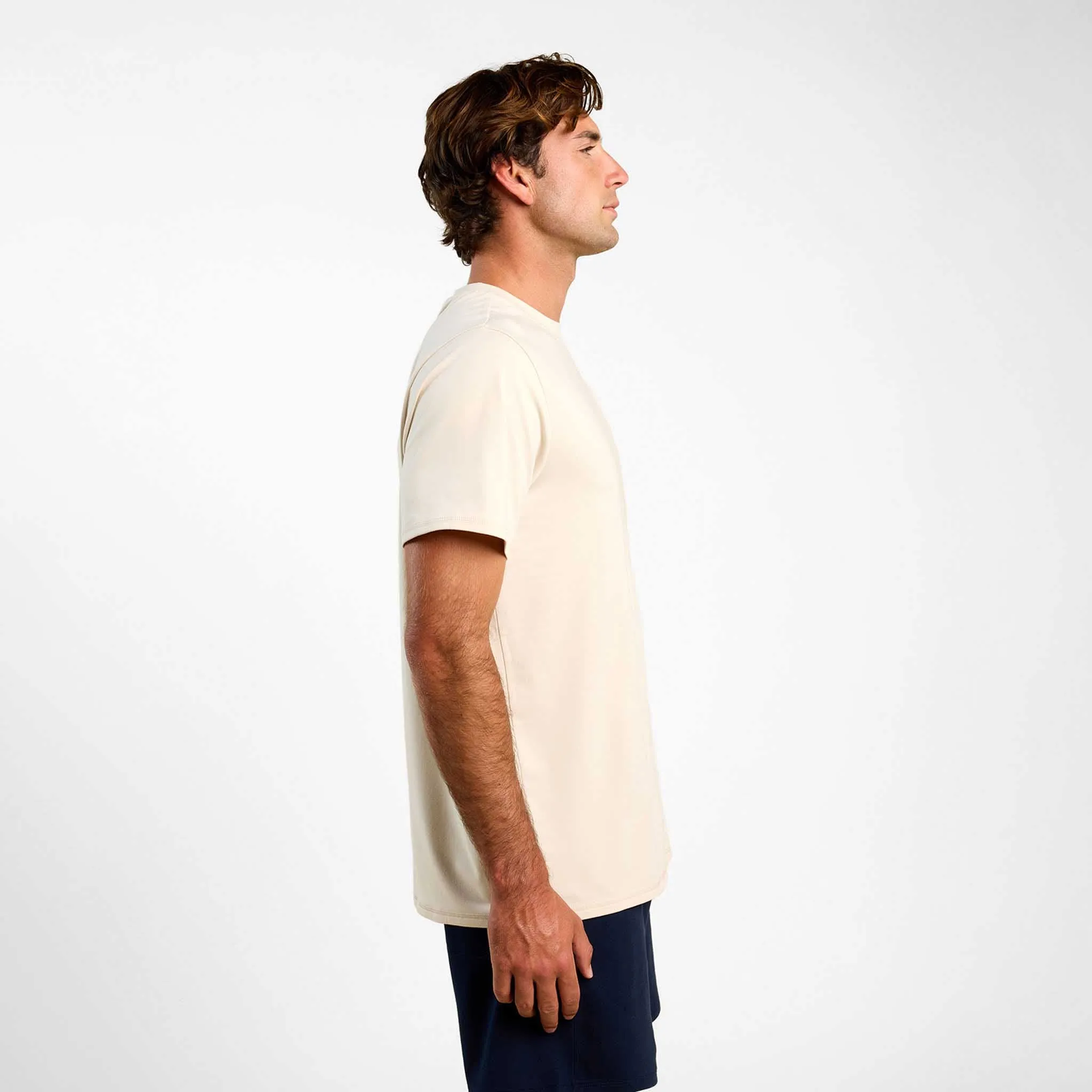 Men's Movement Tee | Linen sold by nuuds product image thumbnail 3