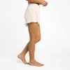 Mini Rib Cheeky Short | Pearl sold by nuuds