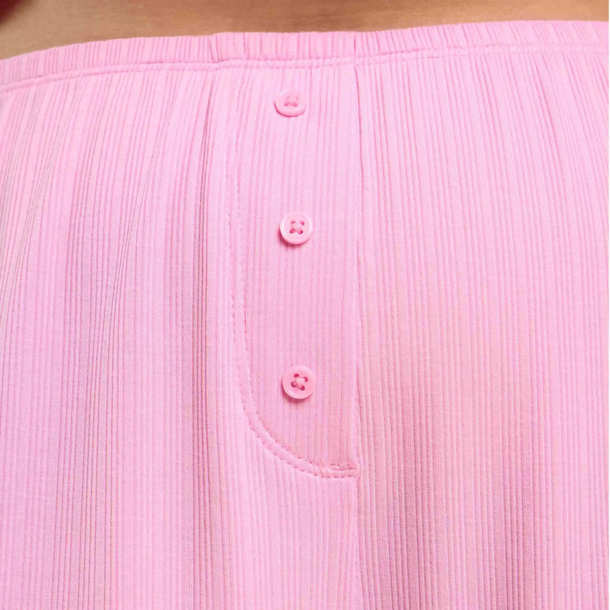 Mini Rib Cheeky Short | Bubblegum Pink sold by nuuds product image thumbnail 5