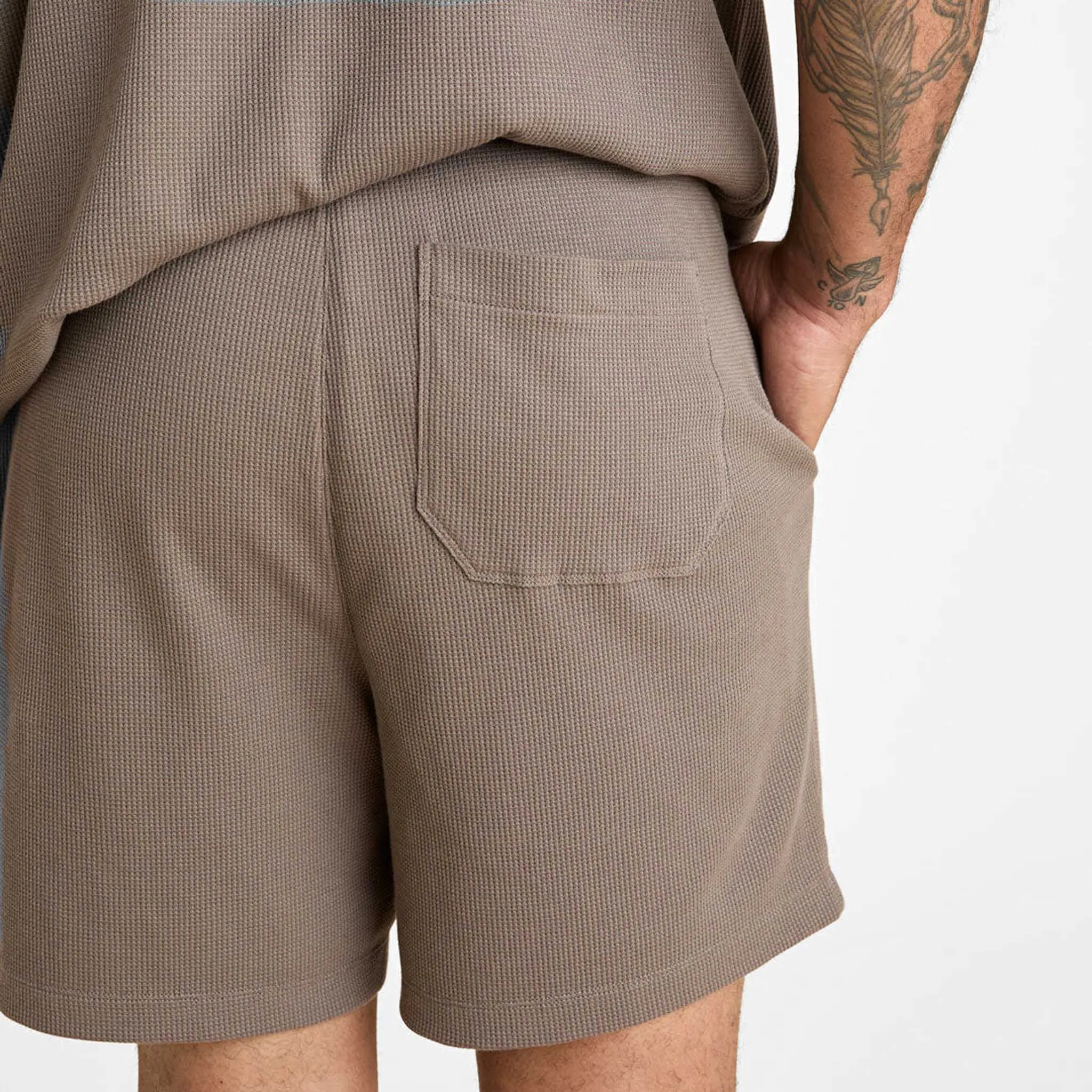 Waffle Short | Mocha sold by nuuds product image thumbnail 4
