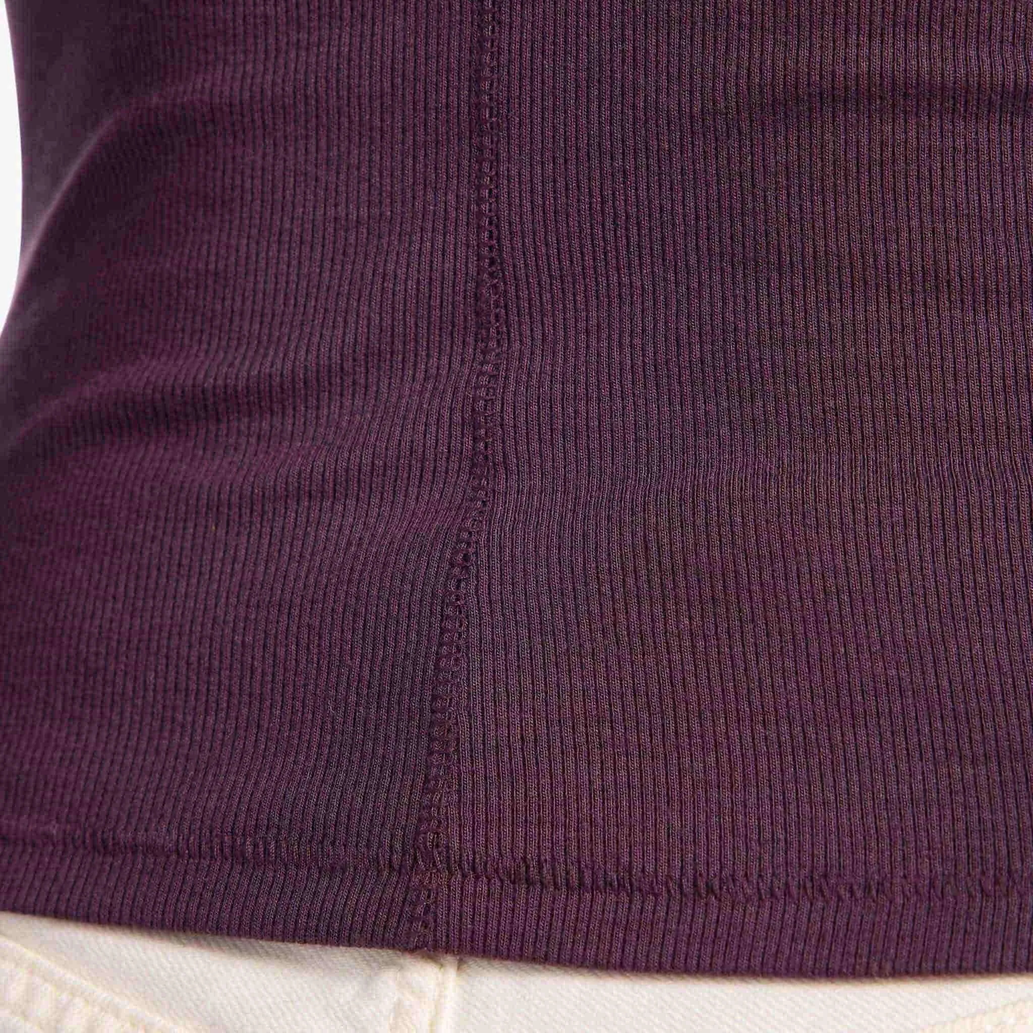 Slinky Rib Long Sleeve Shirt | Plum sold by nuuds product image thumbnail 5