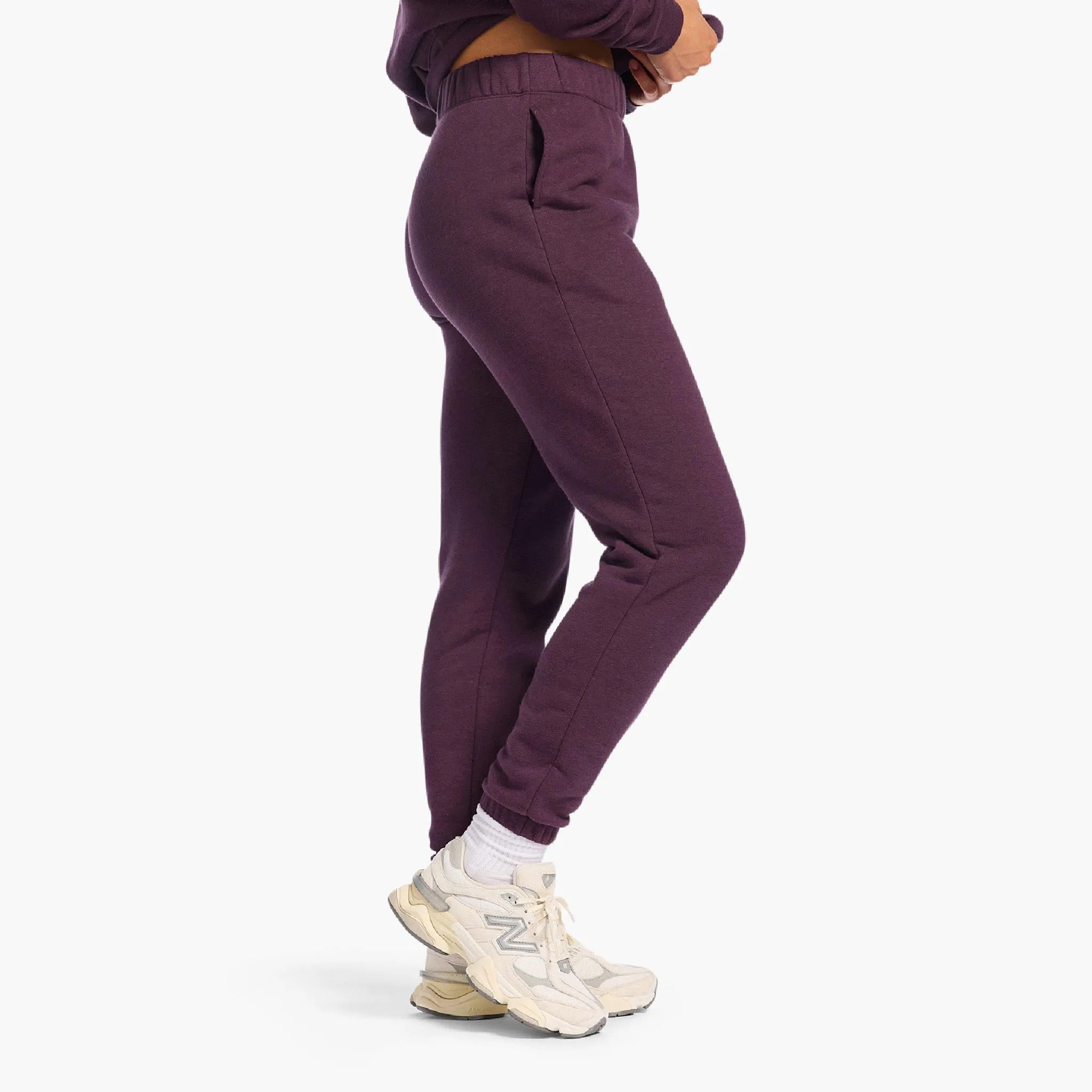 Vintage Fleece Jogger | Plum sold by nuuds product image thumbnail 3