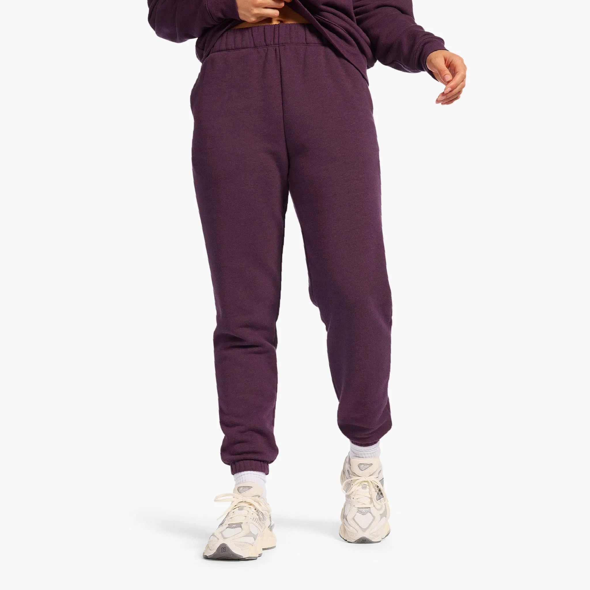 Vintage Fleece Jogger | Plum sold by nuuds product image thumbnail 2