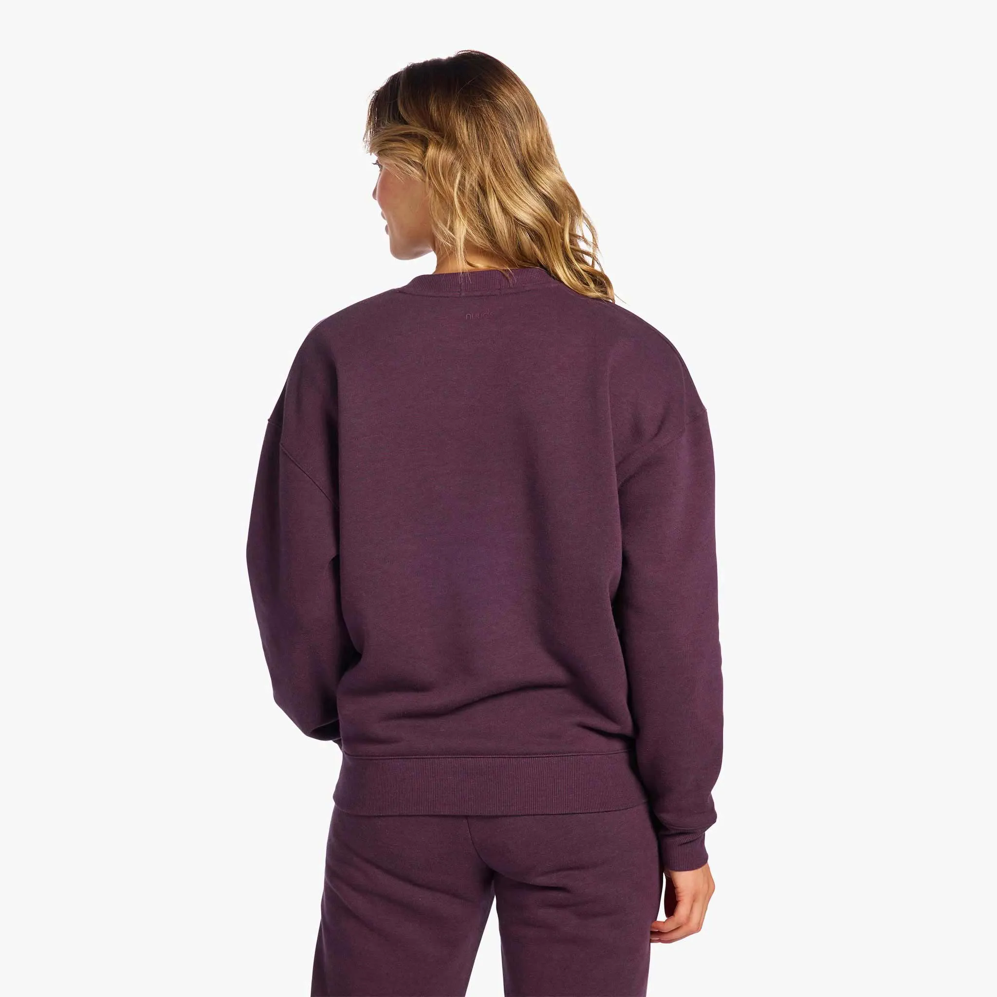 Vintage Fleece Crewneck | Plum sold by nuuds product image thumbnail 4