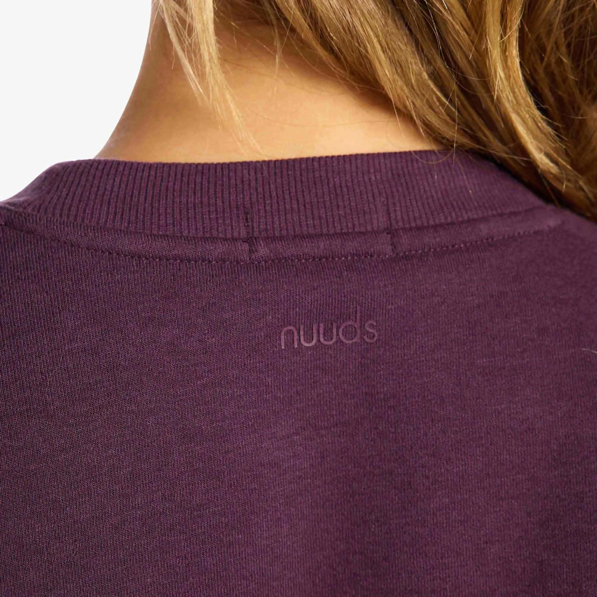 Vintage Fleece Crewneck | Plum sold by nuuds product image thumbnail 5