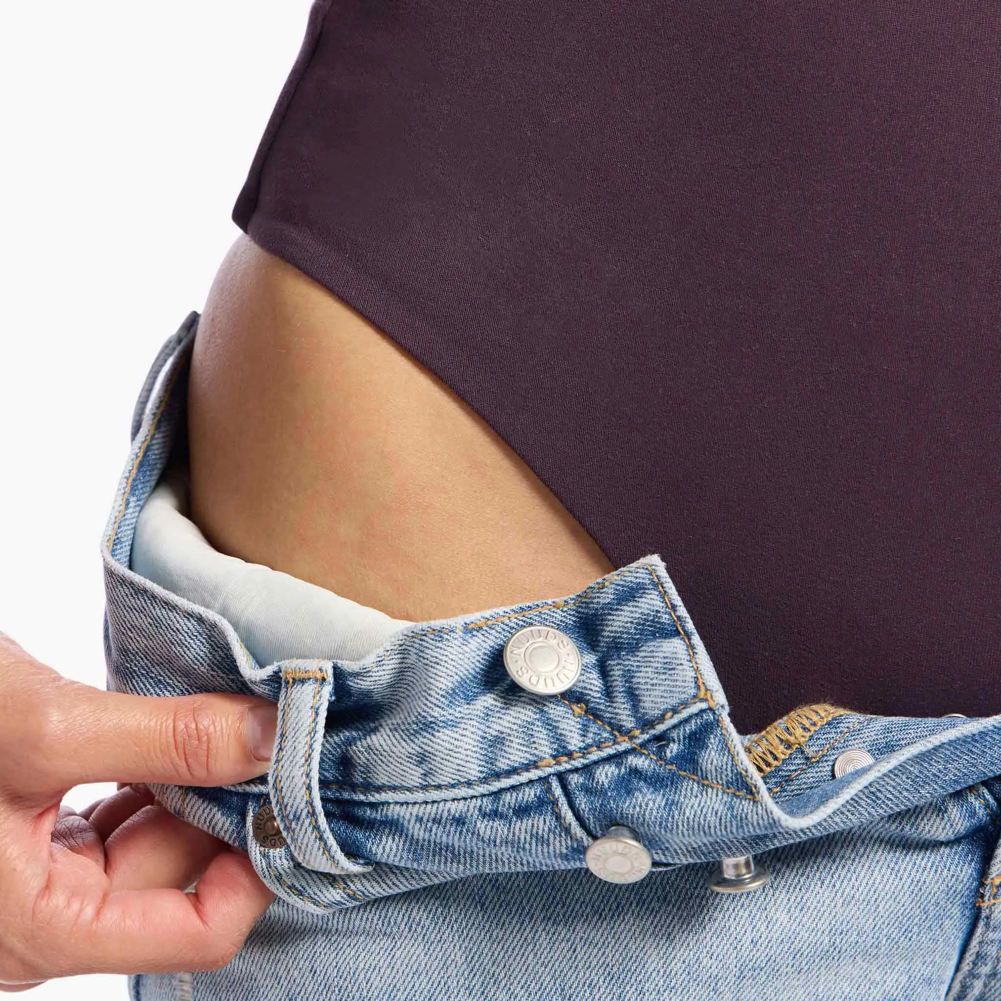 Long Sleeve Scoop Neck Bodysuit | Plum sold by nuuds product image thumbnail 5