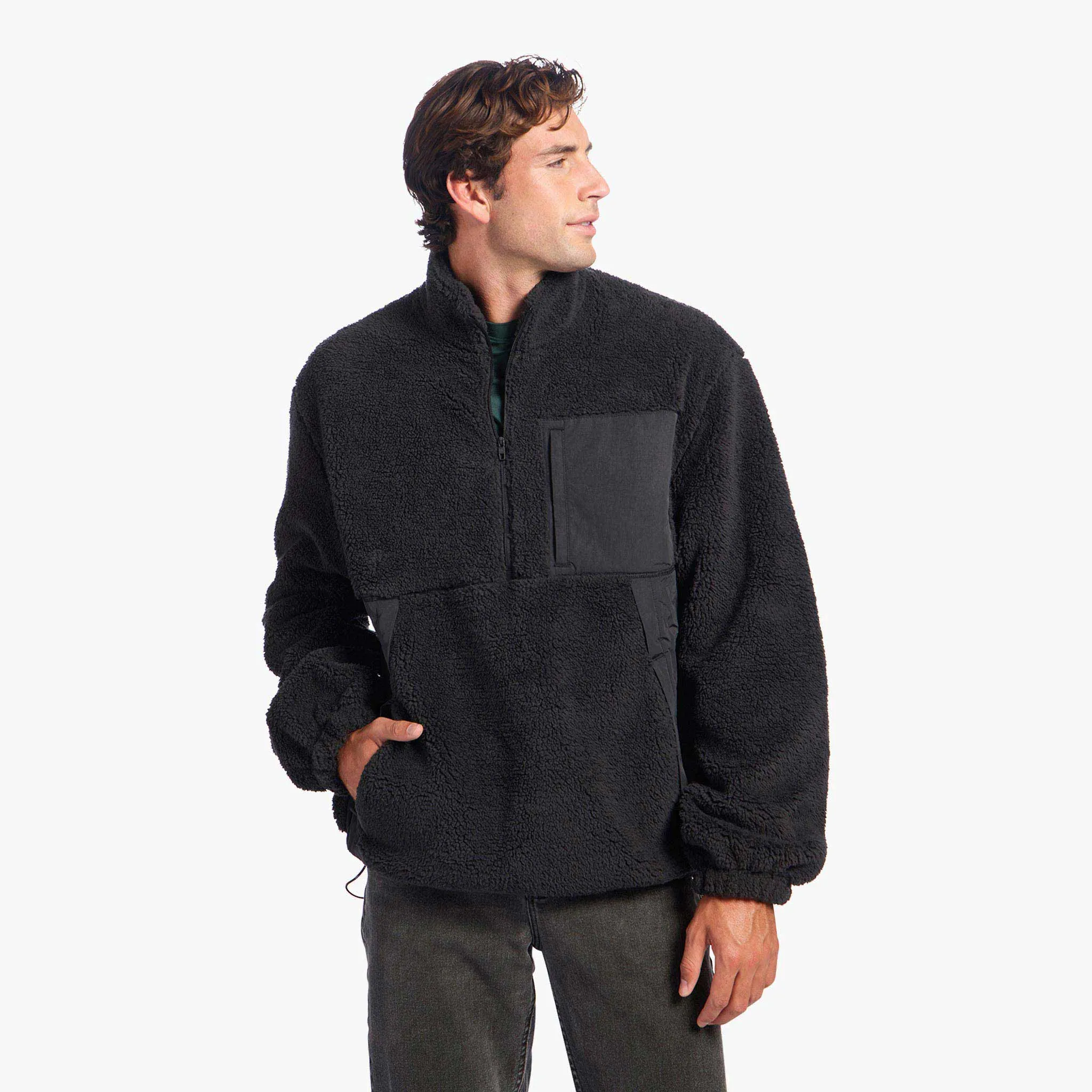 Men's Summit Sherpa Pullover sold by nuuds