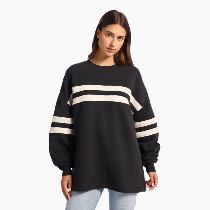 Varsity Crewneck | Black sold by nuuds