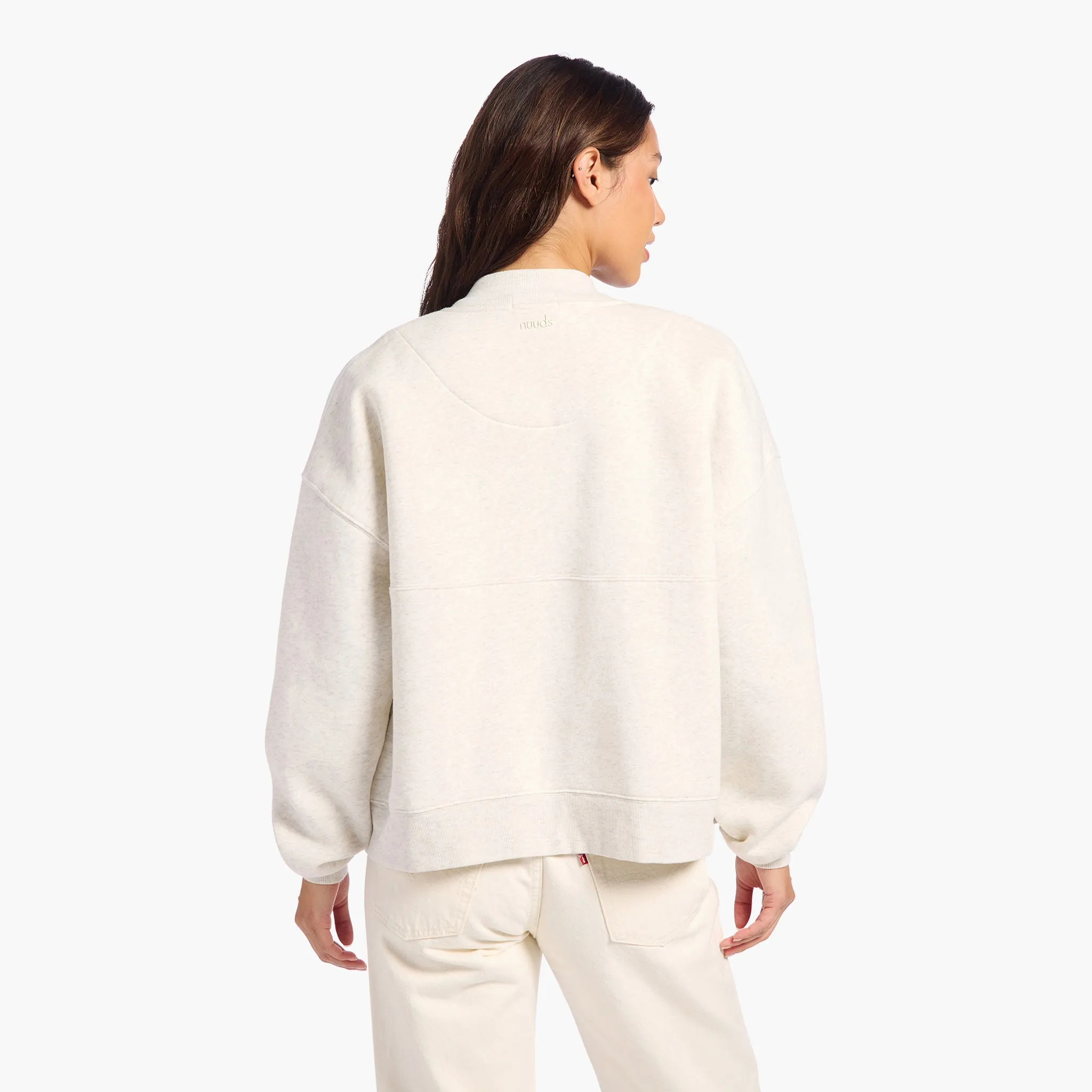 Alumni Jacket | Light Heather Gray sold by nuuds product image thumbnail 4