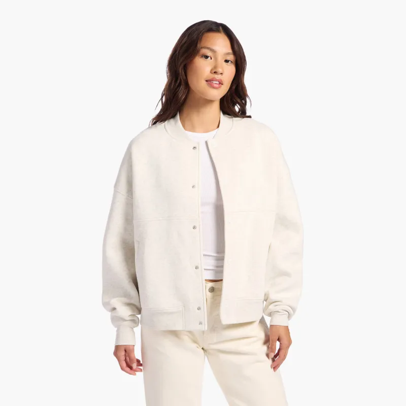 Alumni Jacket | Light Heather Gray made by nuuds