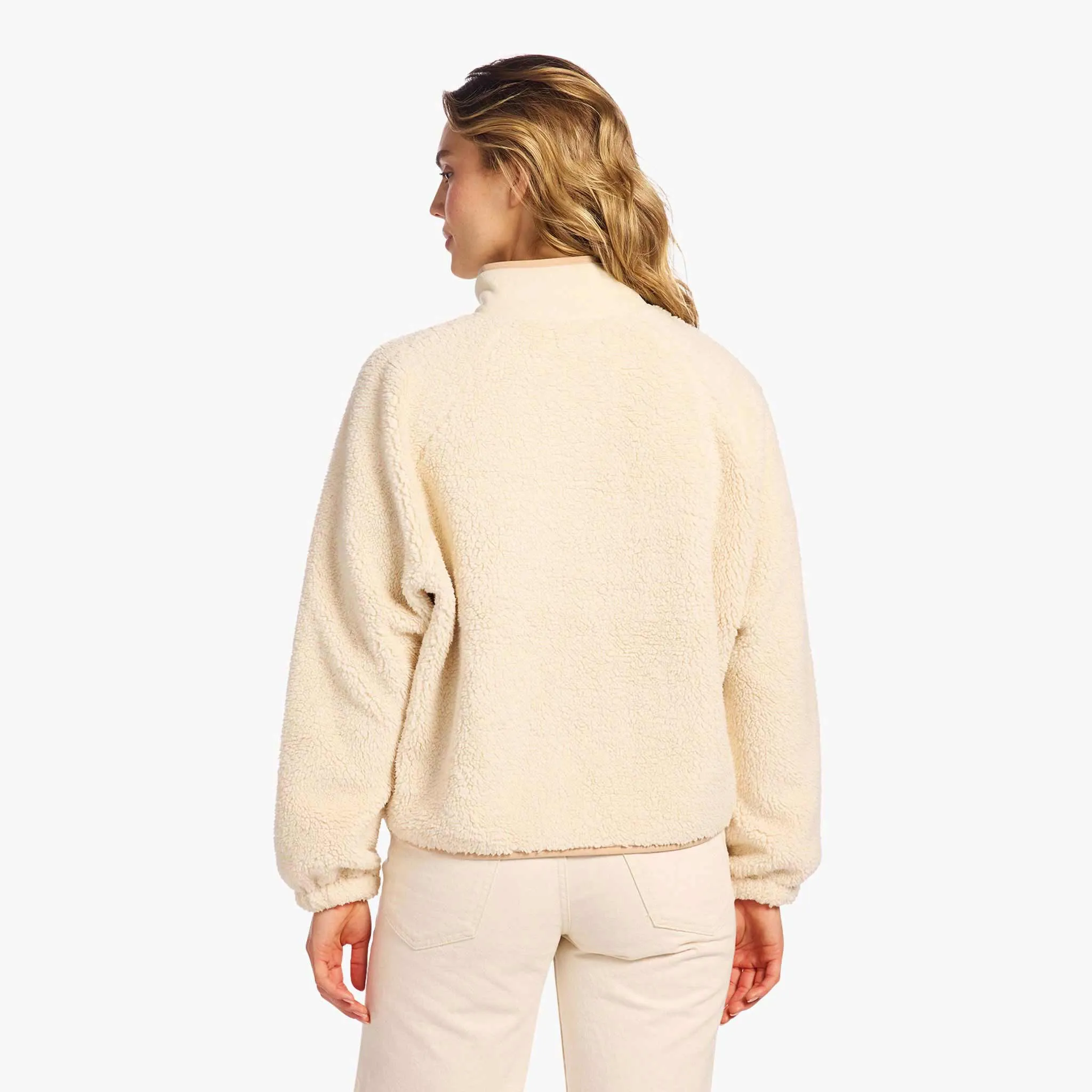 Summit Sherpa Pullover | Bone sold by nuuds product image thumbnail 4