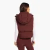Peak Puffer Vest | Black Cherry sold by nuuds