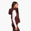 Peak Puffer Vest | Black Cherry sold by nuuds