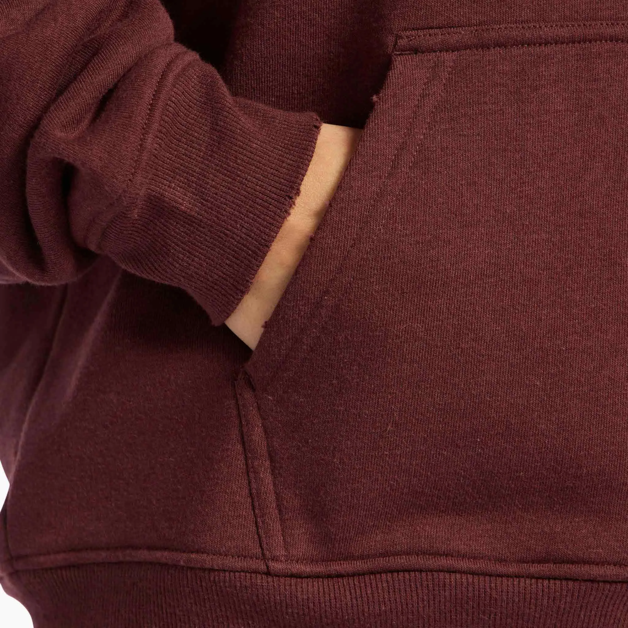 Vintage Fleece Hoodie | Black Cherry sold by nuuds product image thumbnail 5