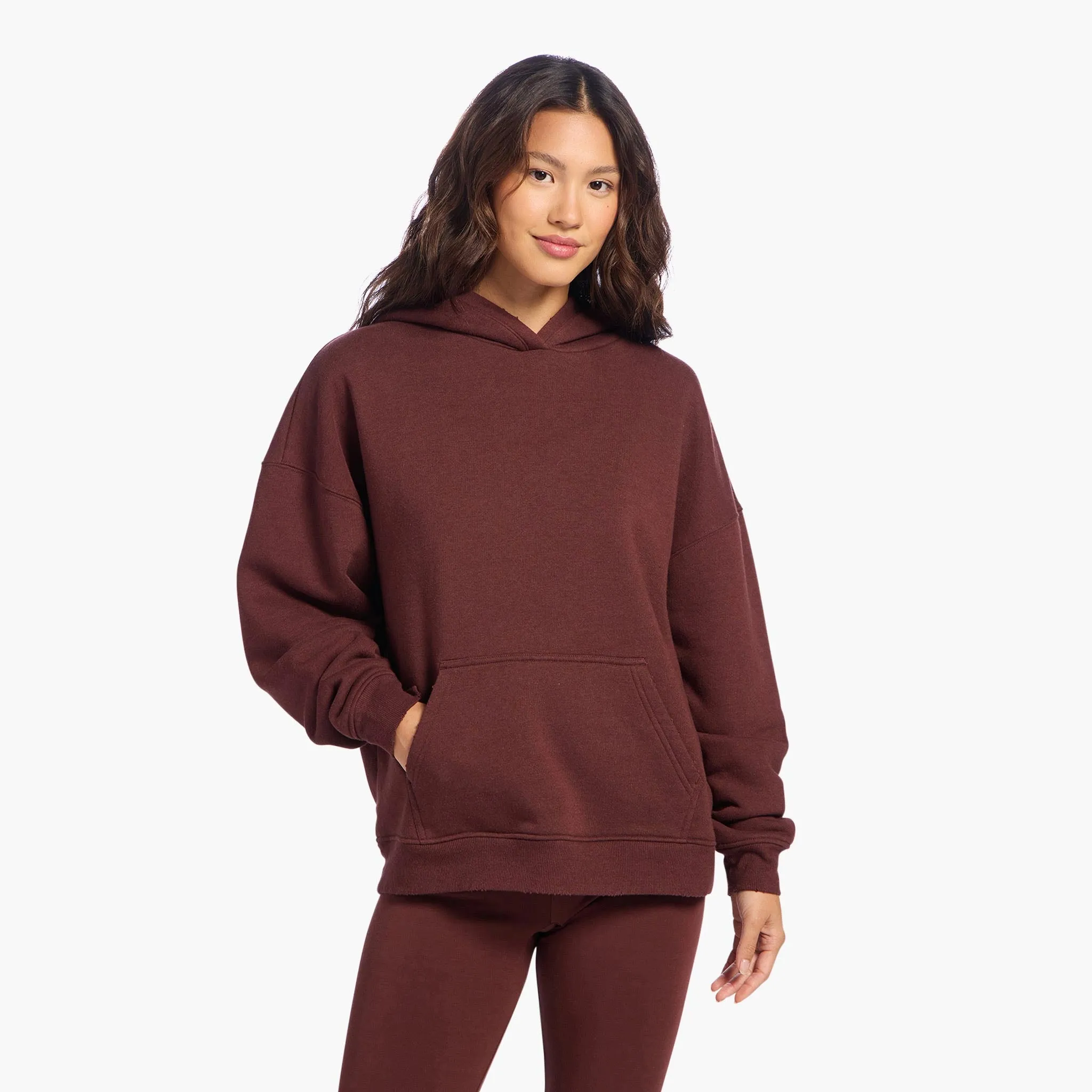 Vintage Fleece Hoodie | Black Cherry sold by nuuds