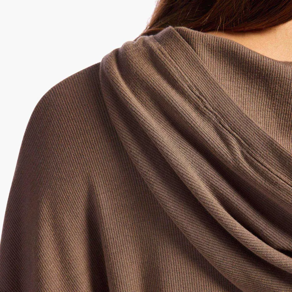 Slinky Rib Hoodie | Mocha sold by nuuds product image thumbnail 5