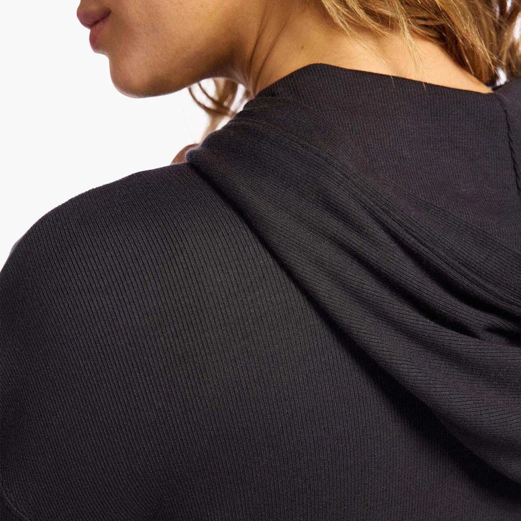 Slinky Rib Hoodie | Black sold by nuuds product image thumbnail 5