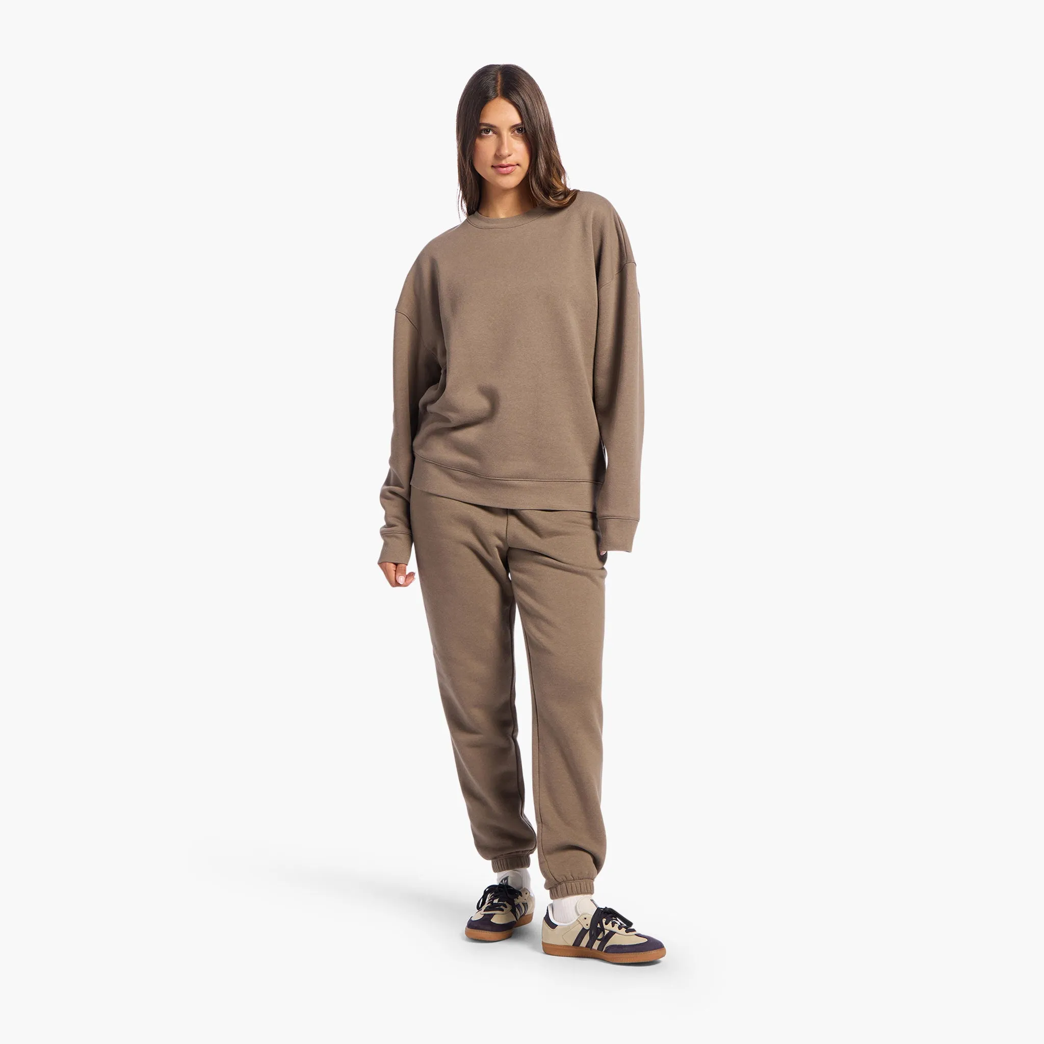 Vintage Fleece Crewneck | Mocha sold by nuuds product image thumbnail 2