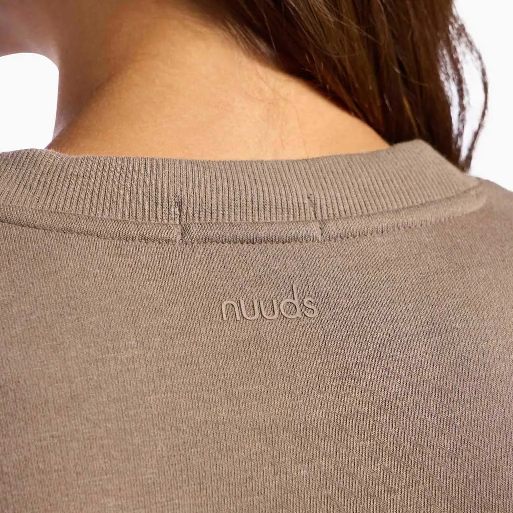 Vintage Fleece Crewneck | Mocha sold by nuuds product image thumbnail 5
