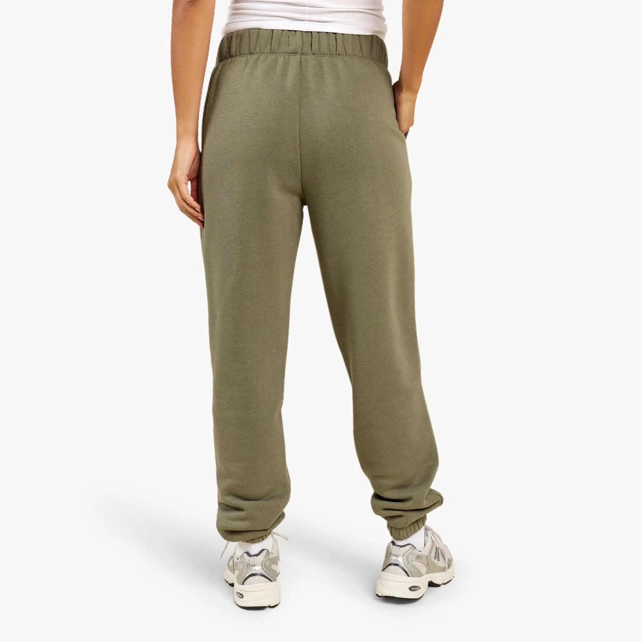 Vintage Fleece Jogger | Olive sold by nuuds product image thumbnail 4