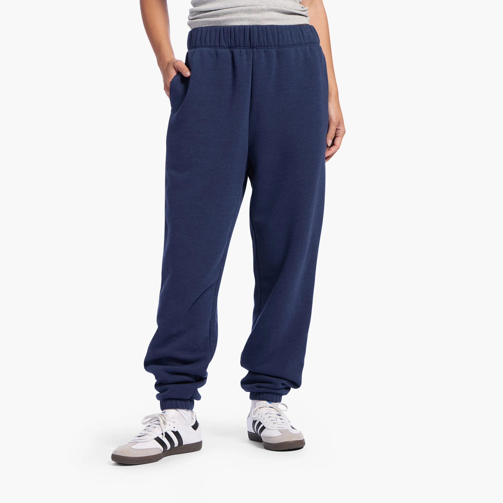 Vintage Fleece Jogger | Navy sold by nuuds product image thumbnail 2