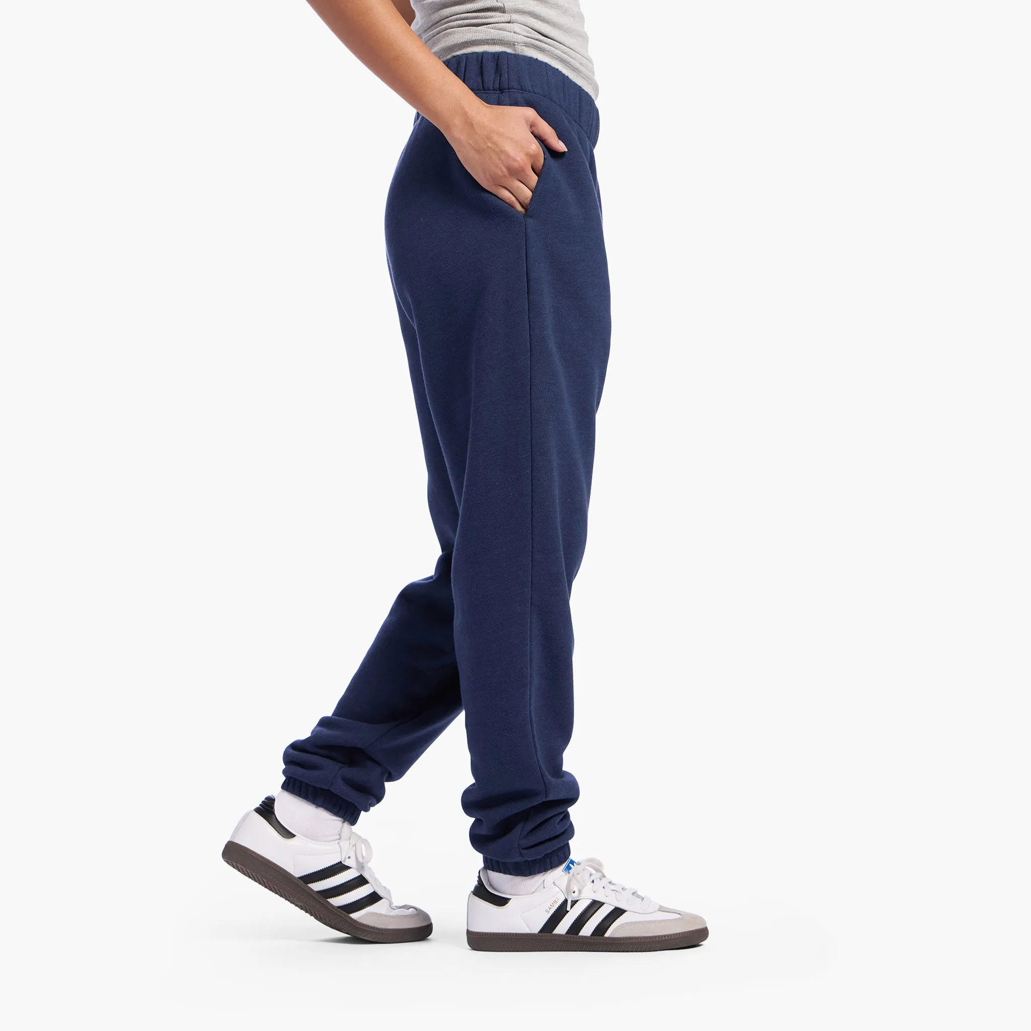 Vintage Fleece Jogger | Navy sold by nuuds product image thumbnail 3