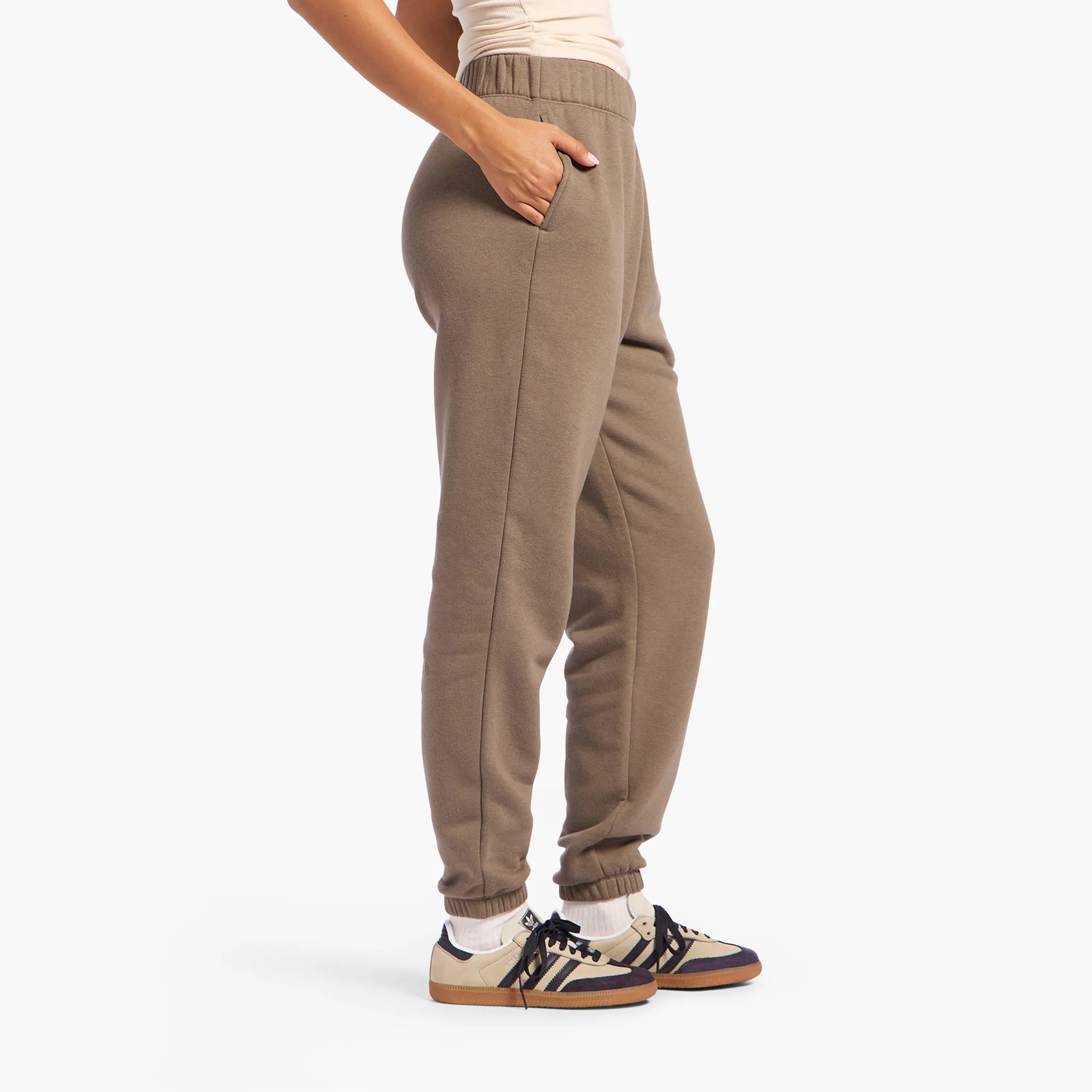Vintage Fleece Jogger | Mocha sold by nuuds product image thumbnail 3