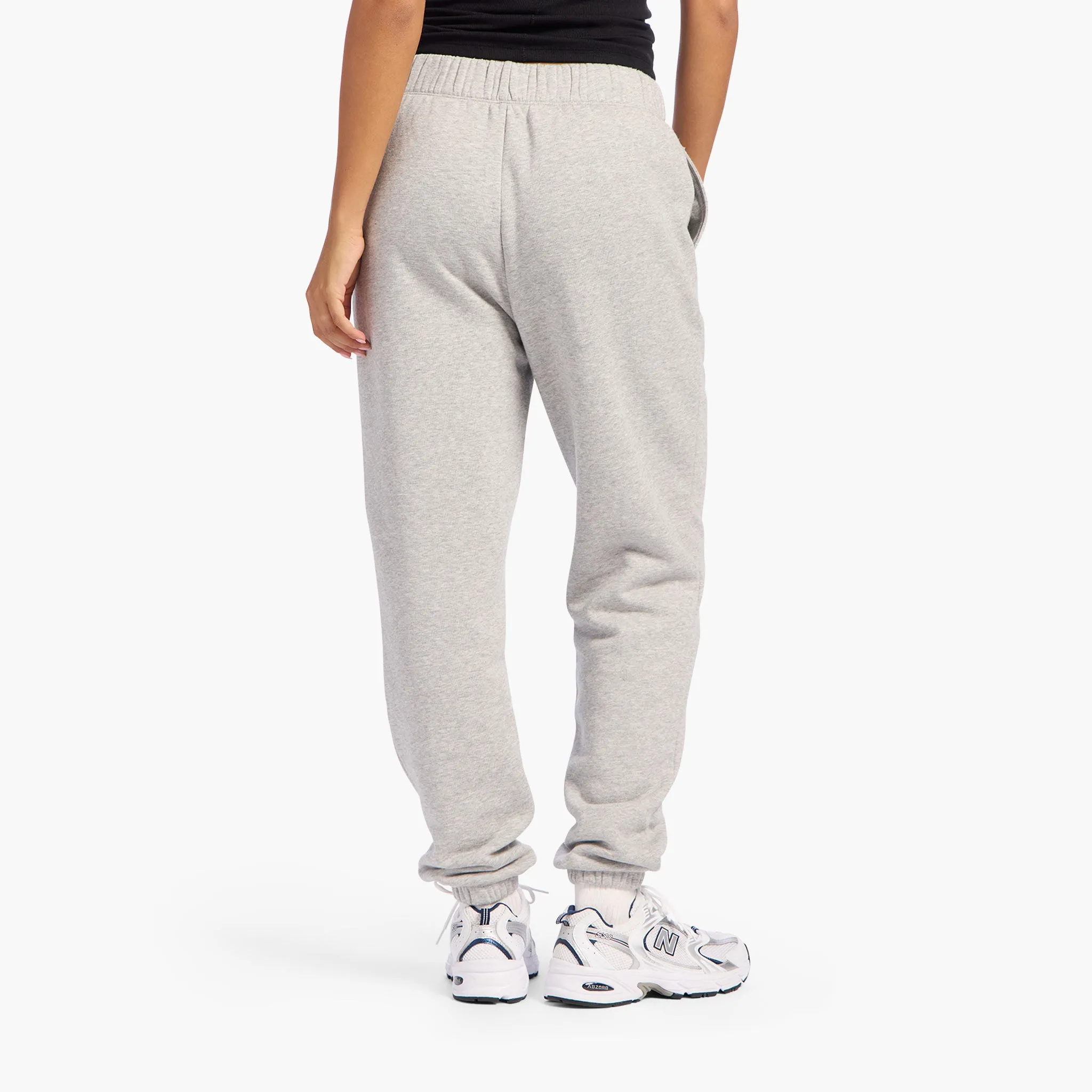 Vintage Fleece Jogger | Heather Grey sold by nuuds product image thumbnail 4