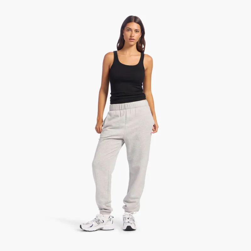 Vintage Fleece Jogger | Heather Grey sold by nuuds